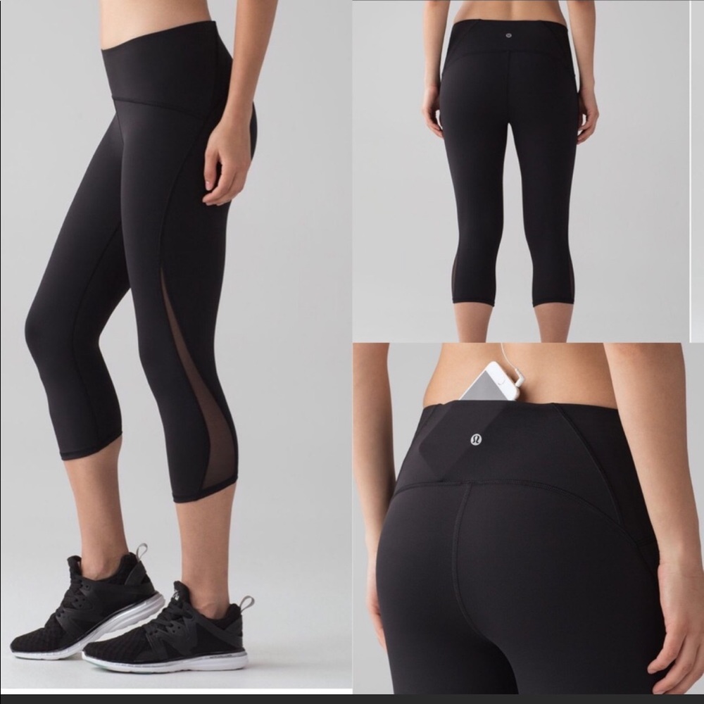 Lululemon Train times crop NWOT